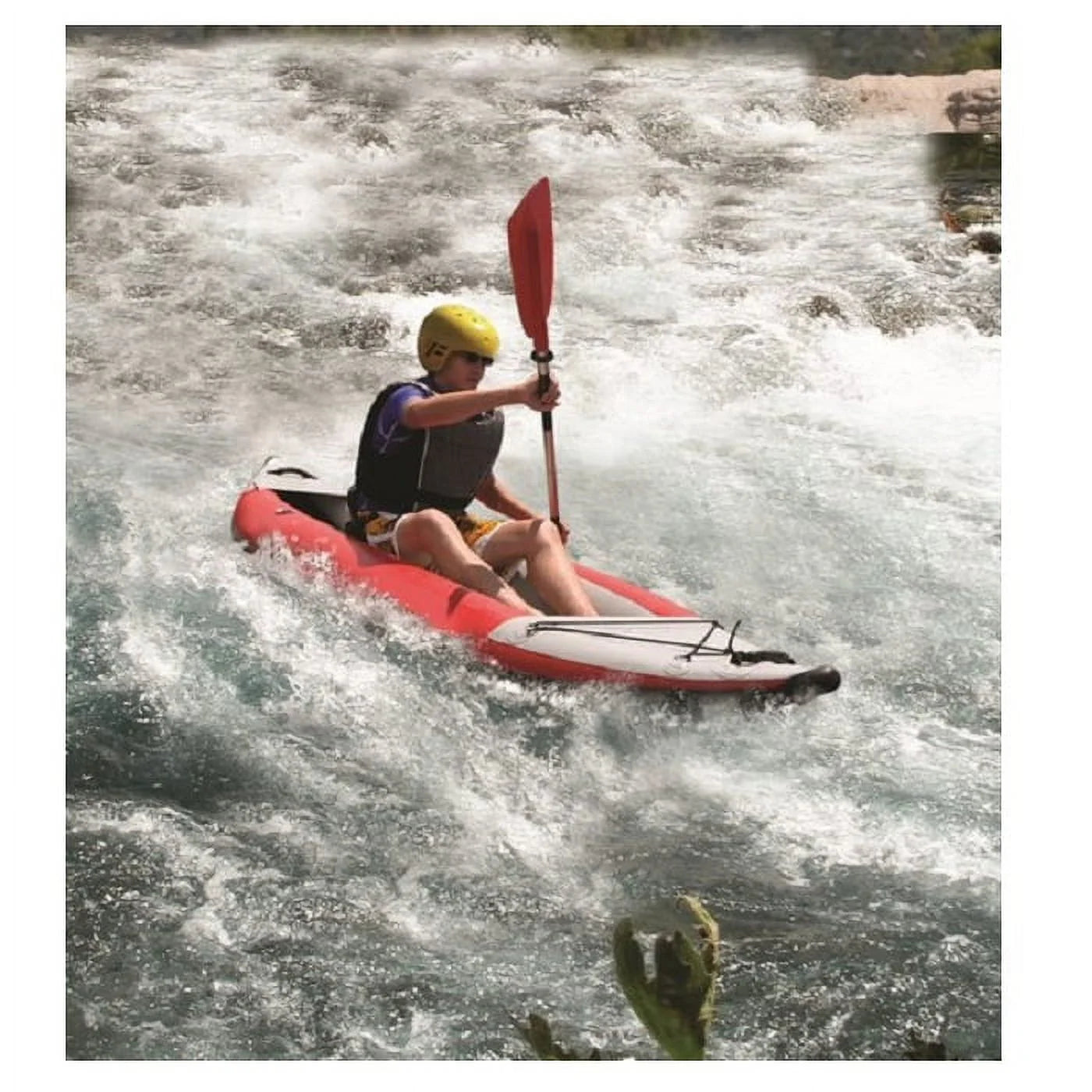 Inflatable Whitewater Kayak, 114-Inch R730