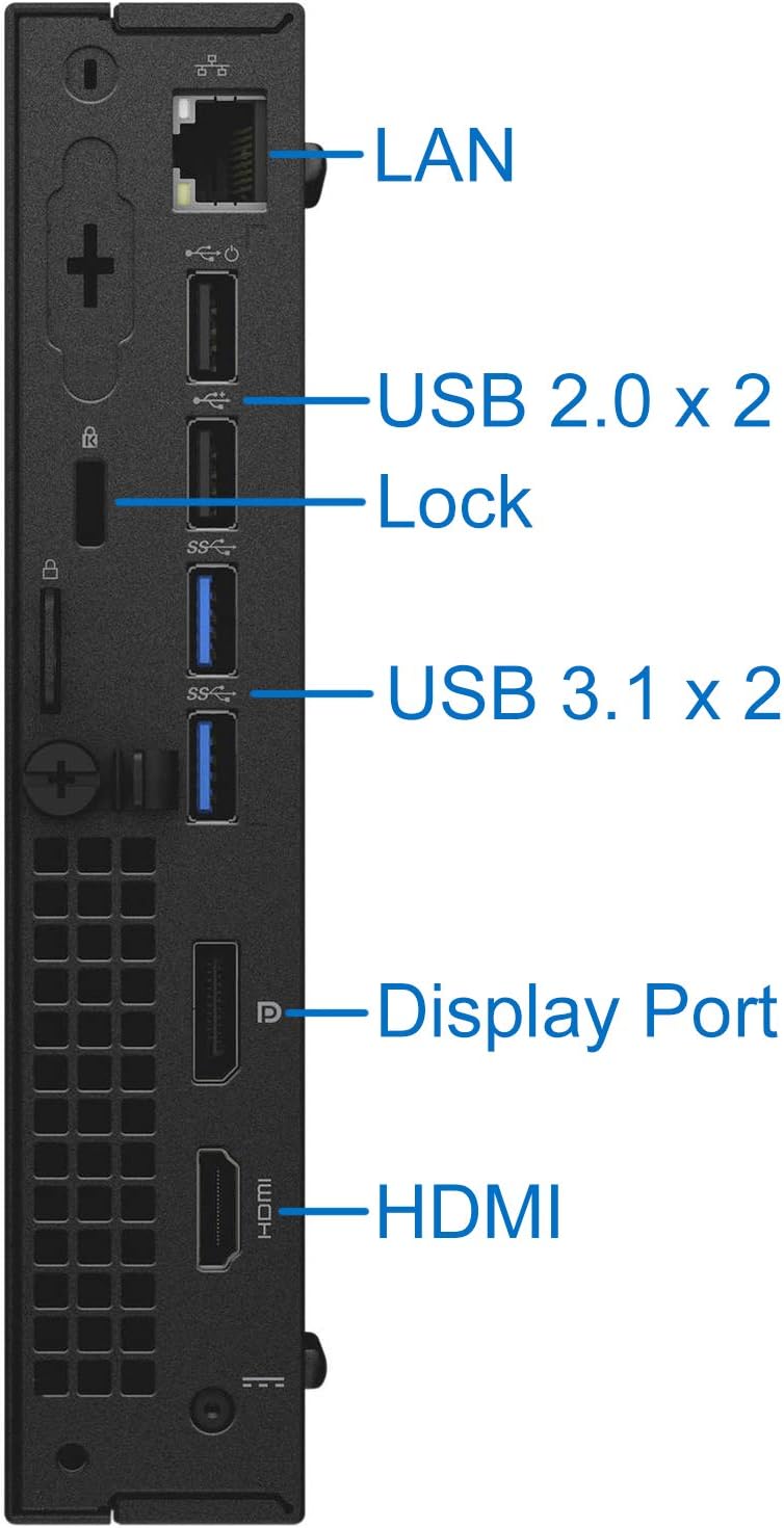 Intel Core i5-7500T 8GB RAM 512GB SSD Micro Desktop Computer Z2709