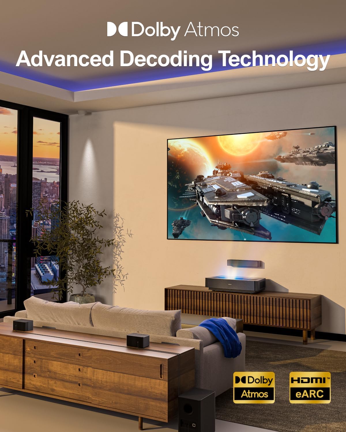 5.1 Sound Bar with Subwoofer U4606