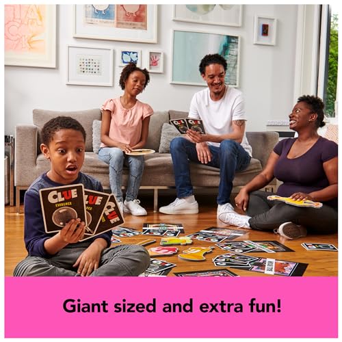 Giant Edition Family Board Game with Oversized Gameboard Cards Spinner Q1005