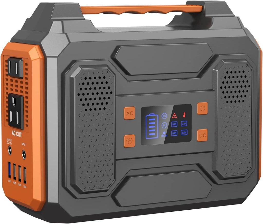 Portable Power Station 300W 280Wh 75000mAh Lithium Battery Backup Power Source with Flashlight D97633