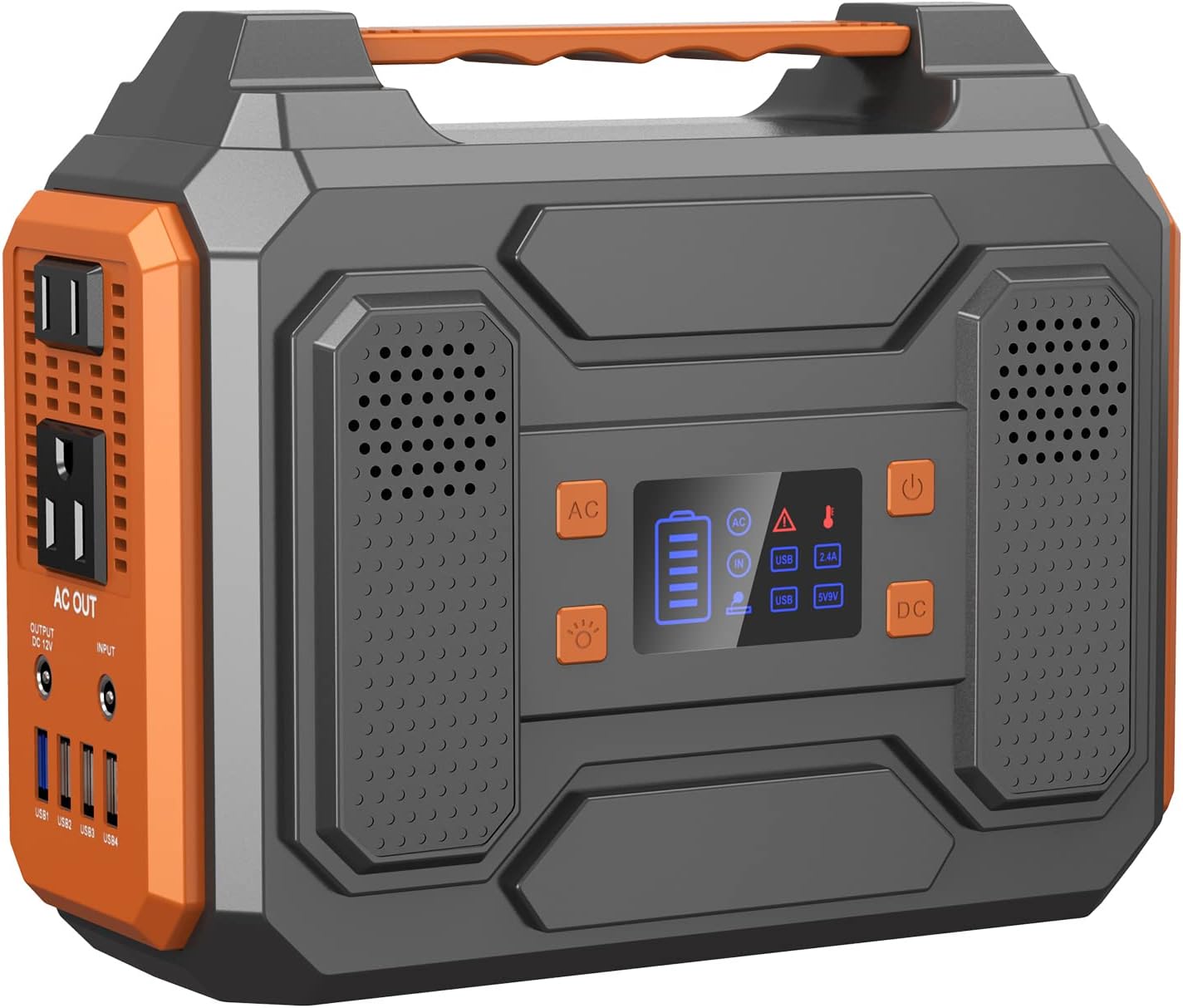 Portable Power Station 300W 280Wh 75000mAh Lithium Battery Backup Power Source with Flashlight D97633