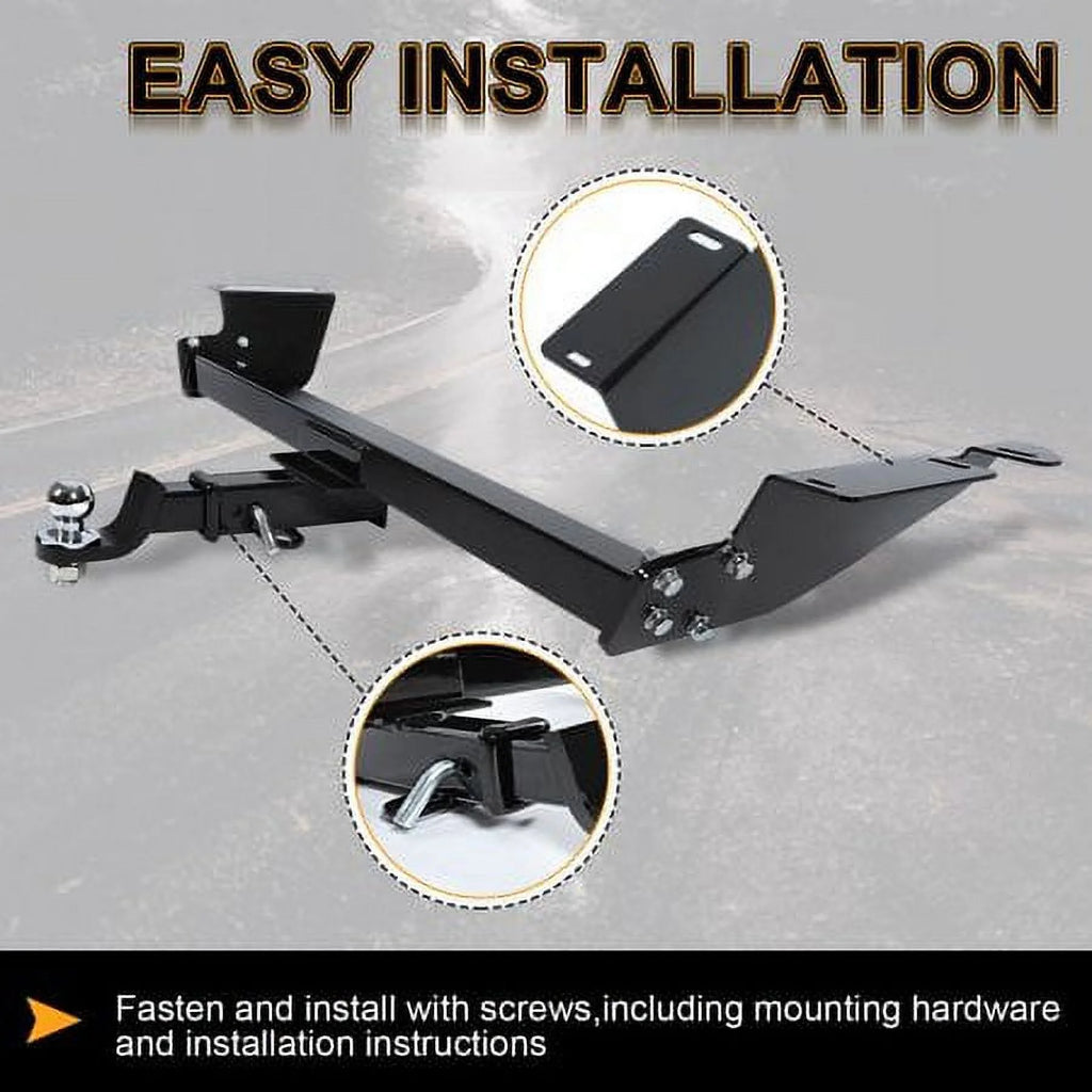 2" Class 3 Trailer Tow Hitch Receiver Steel Powder Coated N3963