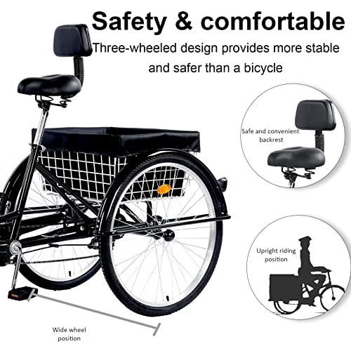 24 inch Three-Wheeled Bicycle Q8225