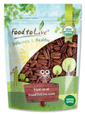 Organic Roasted Pecan Halves with Himalayan Salt, 1 Pound C79005