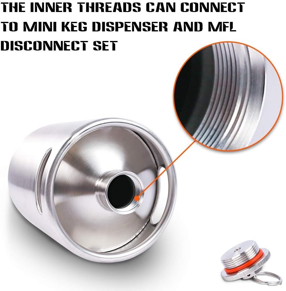 64OZ Stainless Steel Mini Keg C4810