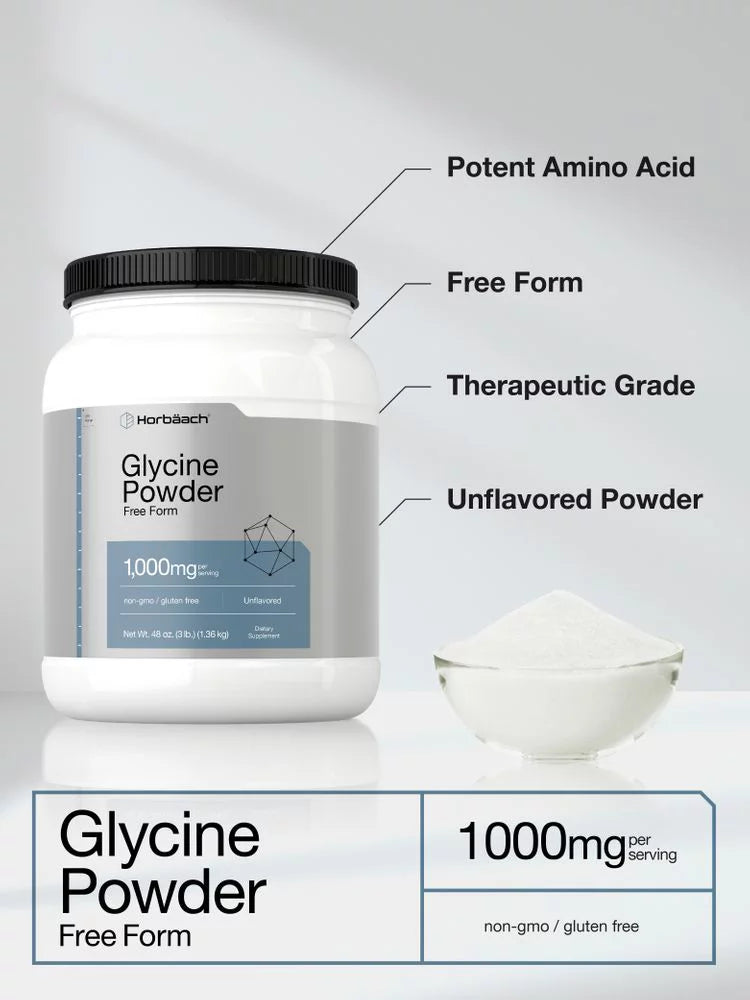 Glycine Powder 3 lbs Unflavored F465705
