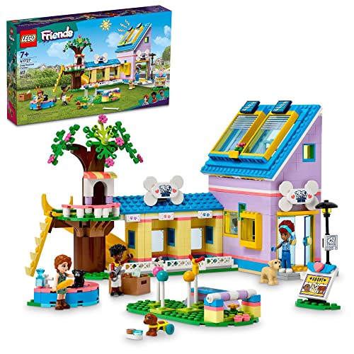 Dog Rescue Center Pet Animal Playset with Mini-Dolls L46740