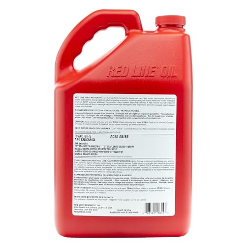 SAE 0W20 Fully Synthetic Motor Oil - 1 Gallon G235544