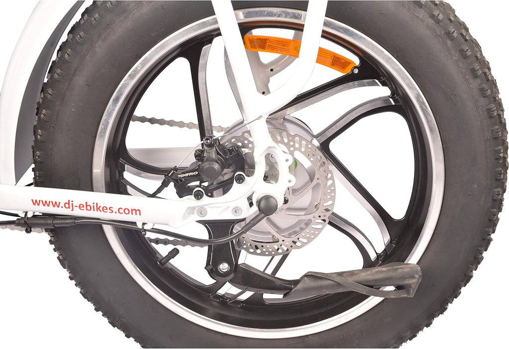 Pearl White 750W 48V 13Ah Electric Bicycle O882