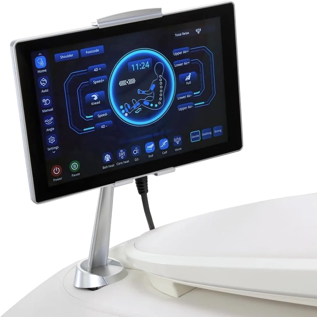 Black SL-Track Massage Chair with 4D Mechanism Q598103