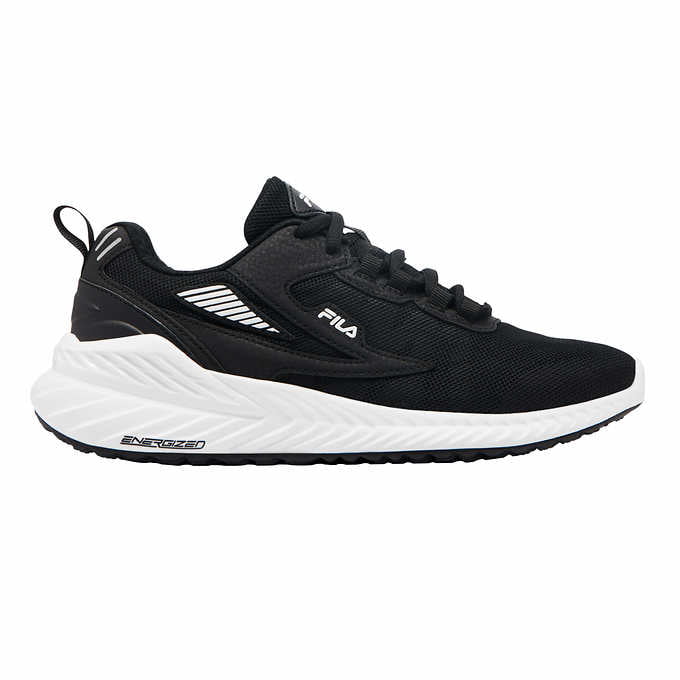 Black Lace-up Athletic Running Shoe N47132