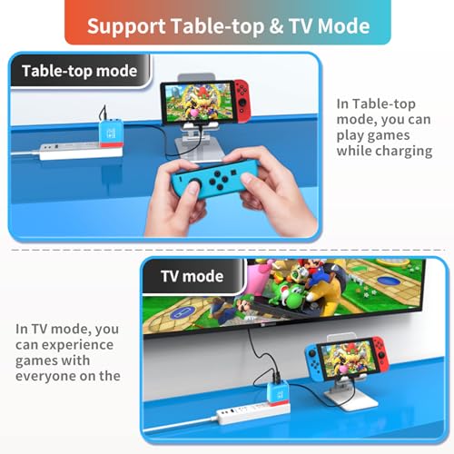 Portable TV Docking Station for Nintendo Switch with 4K@60Hz HDMI F96753