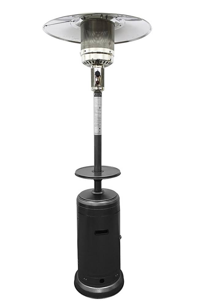 Hammered Silver Steel Liquid Propane Patio Heater X526367