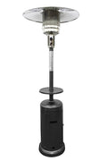 Hammered Silver Steel Liquid Propane Patio Heater X526367