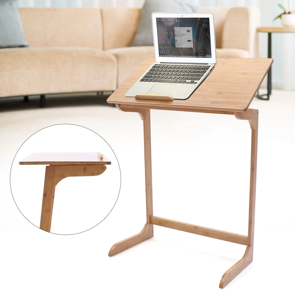 Adjustable Laptop Desk End Table Portable Over-Bed Table N99307