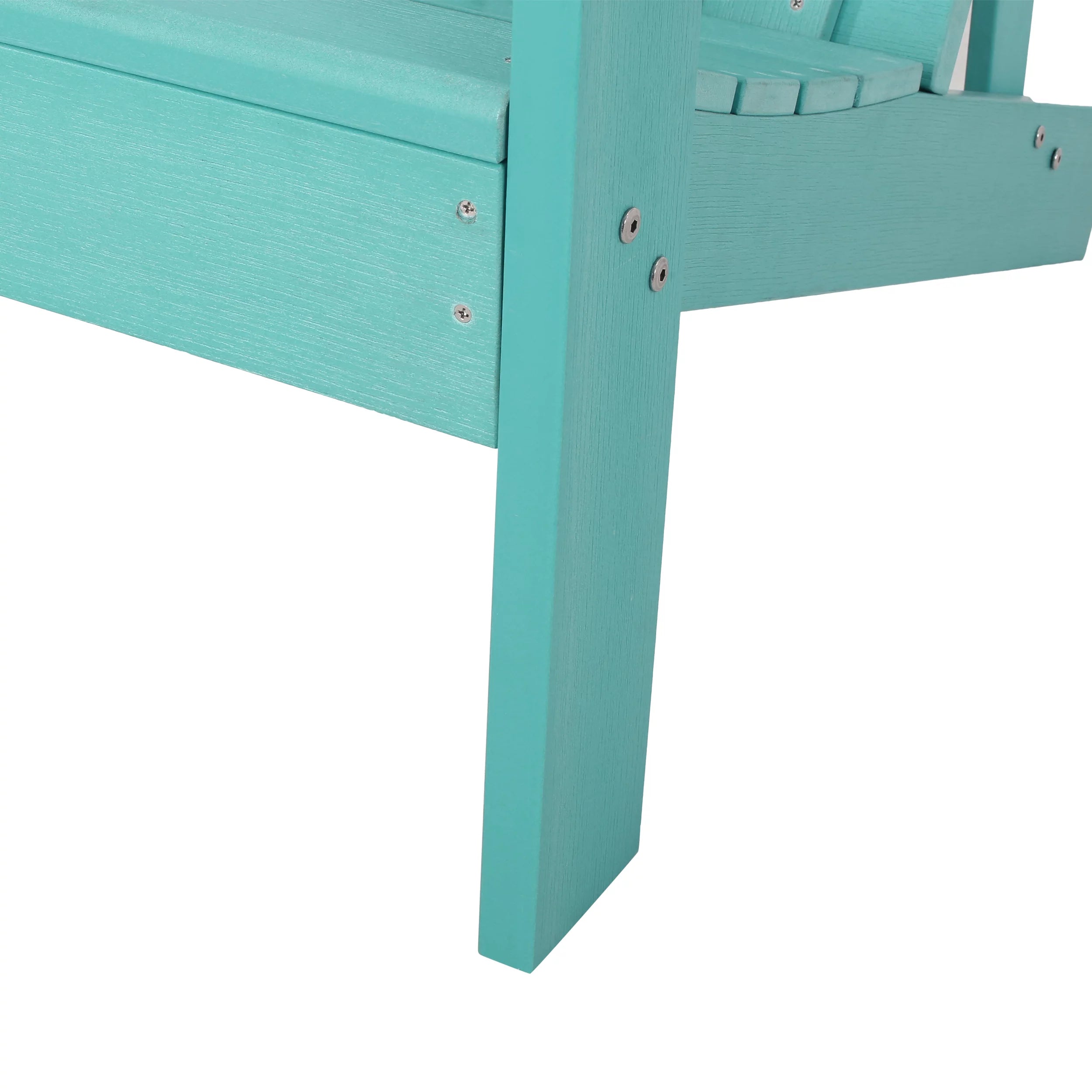 Teal Faux Wood Adirondack Chair Set of 2 R498030