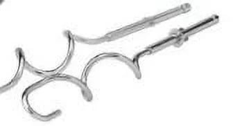 Stainless Steel Hand Mixer Set of 2 Dough Hooks B49654