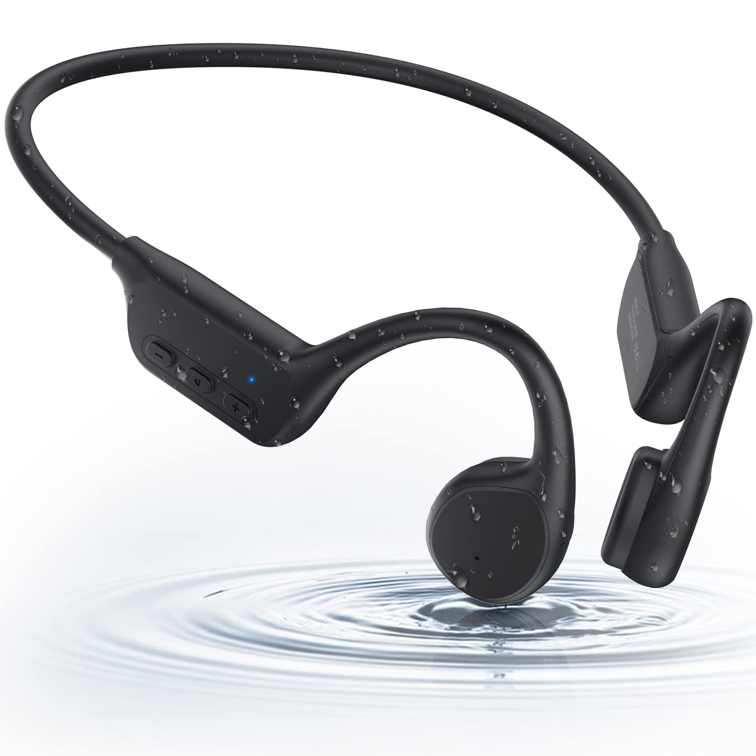 Bone Conduction Wireless Bluetooth 5.0 Open Ear Headphones with 32G Memory IP68 Waterproof G978292
