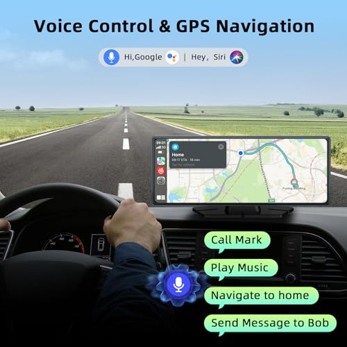 9.26-inch Wireless CarPlay Screen with GPS Navigation, Bluetooth, Touch Screen S875
