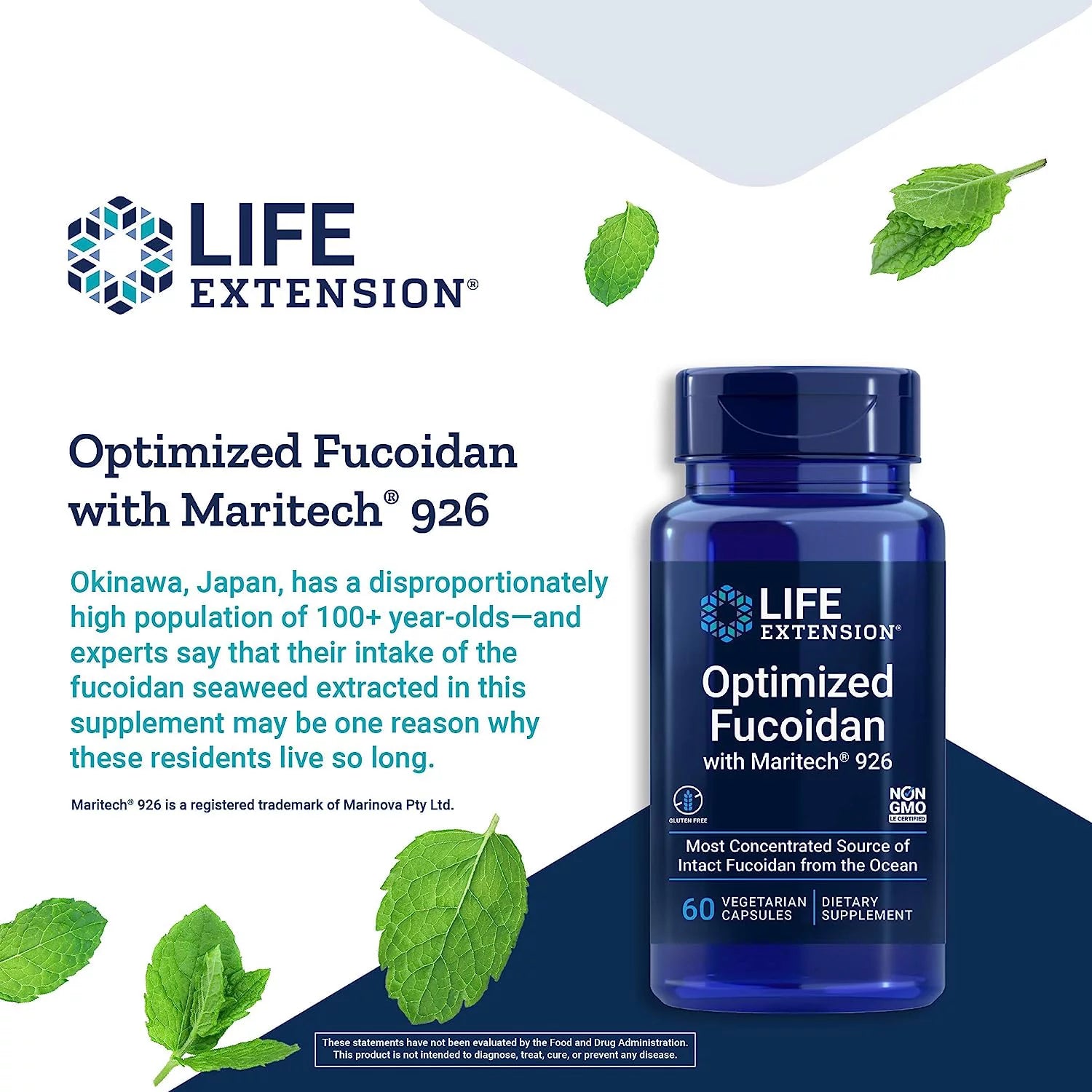 Fucoidan Supplement - 60 Capsules T88596