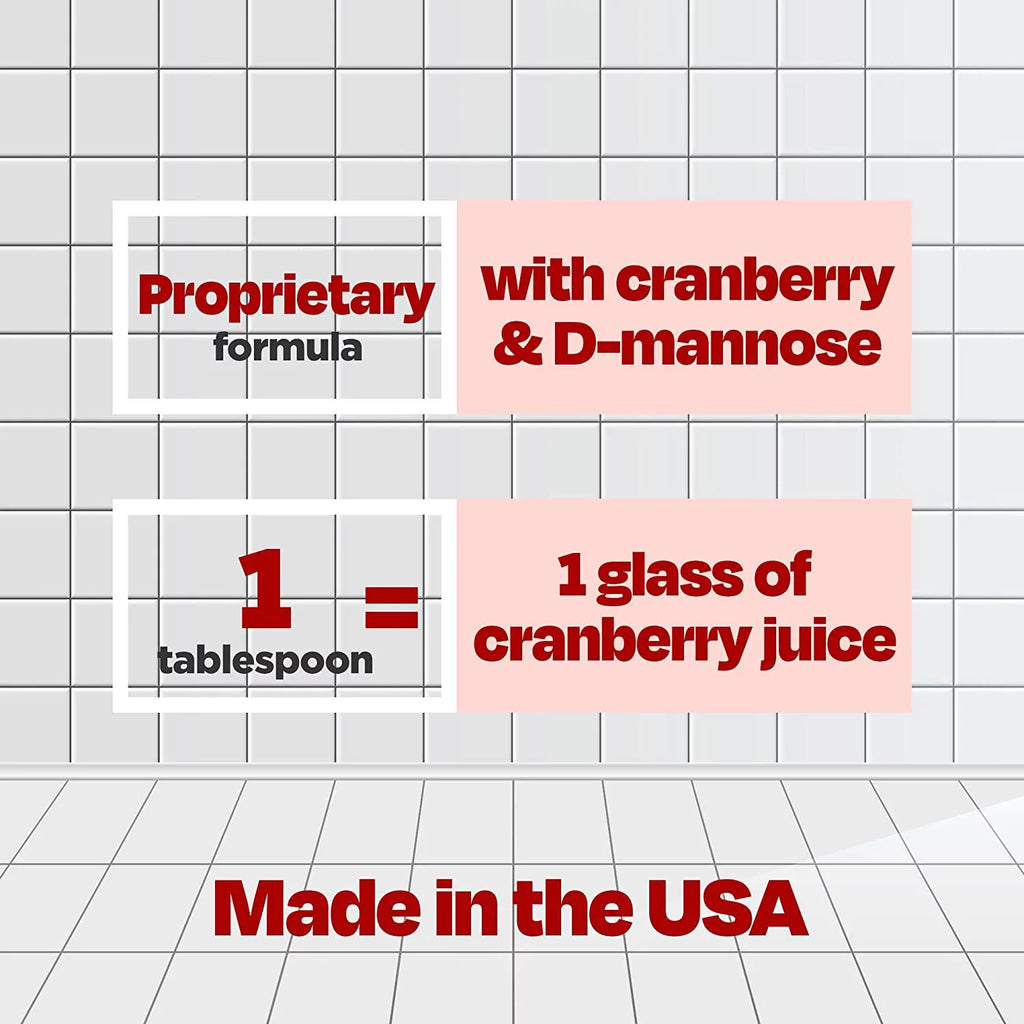 4 Pack Cranberry Flavor 7.6oz Each Urinary Health T483605