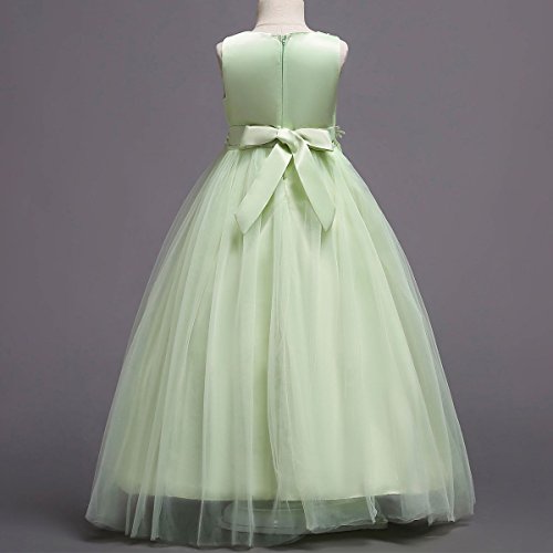 Big Girls Tulle Dresses Floor Length Ball Gown T862