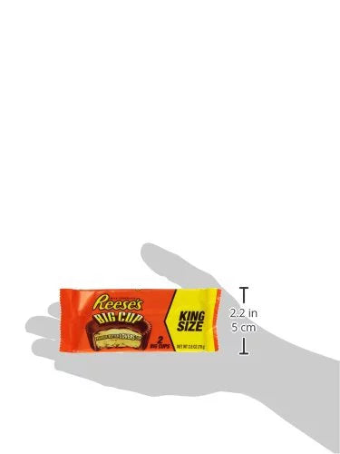 King Size Peanut Butter Big Cup, 2.8 oz, Pack of 16 F17827