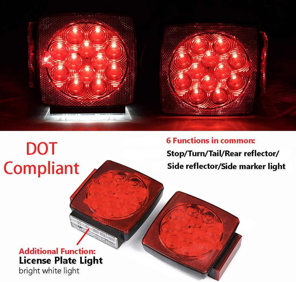 12V Submersible LED Trailer Tail Light Kit V24097