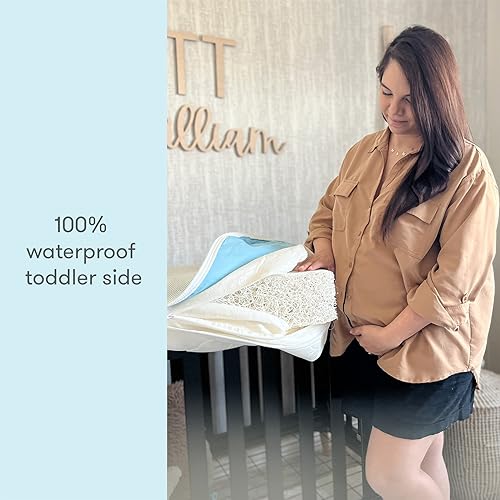 White Waterproof Crib Mattress and Toddler Bed M501586