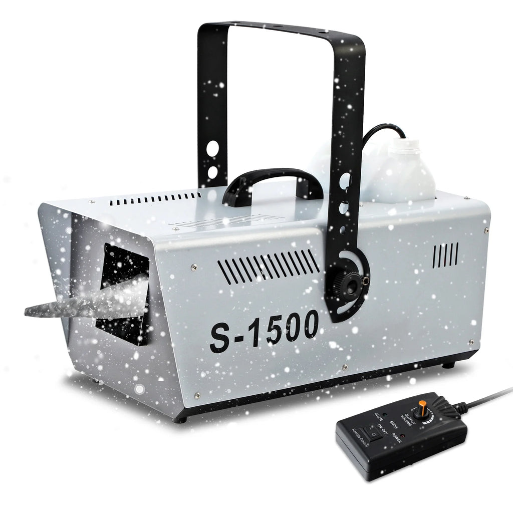 1500W Snow Machine Snowflake Maker with Wireless Remote L122