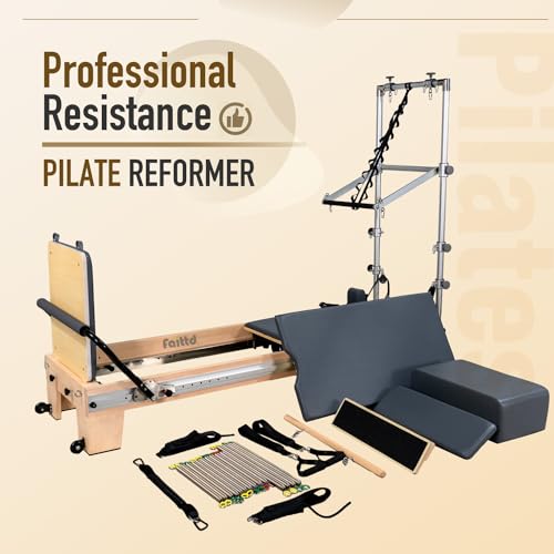 Pilates Reformer Machine with Reformer Box and Jump Board E94868