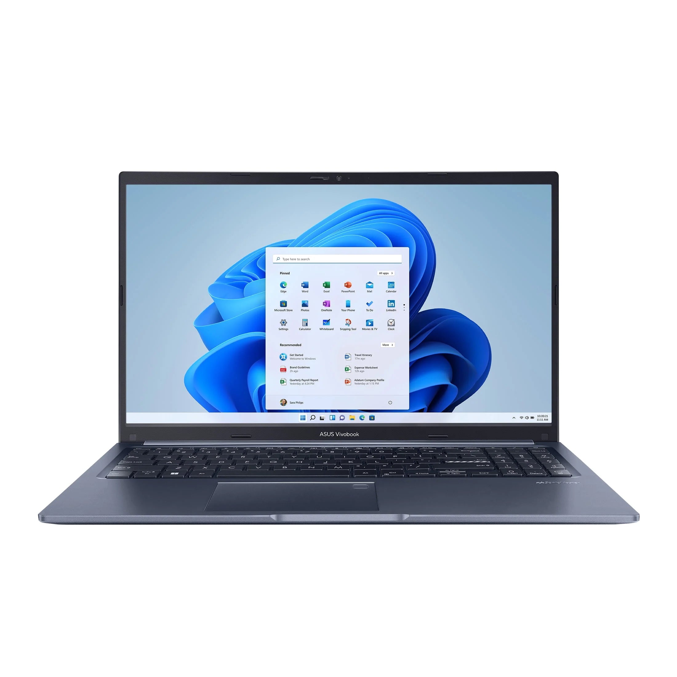 15.6" Touch Intel Core i7-1255U 16GB RAM 512GB SSD Quiet Blue Windows 11 Home Laptop S36393