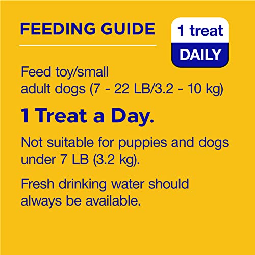 Toy/Small Dog Dental Treats Original Flavor Dental Bones, 1.68 lb. Value Pack (108 Treats) D22001