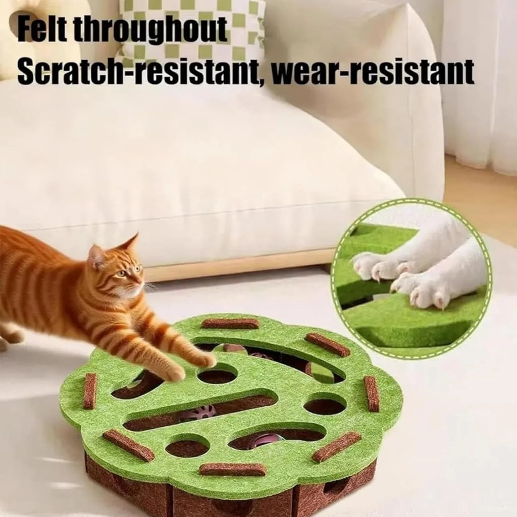 Cat Nail File Scratcher Box Puzzle Toy O5306