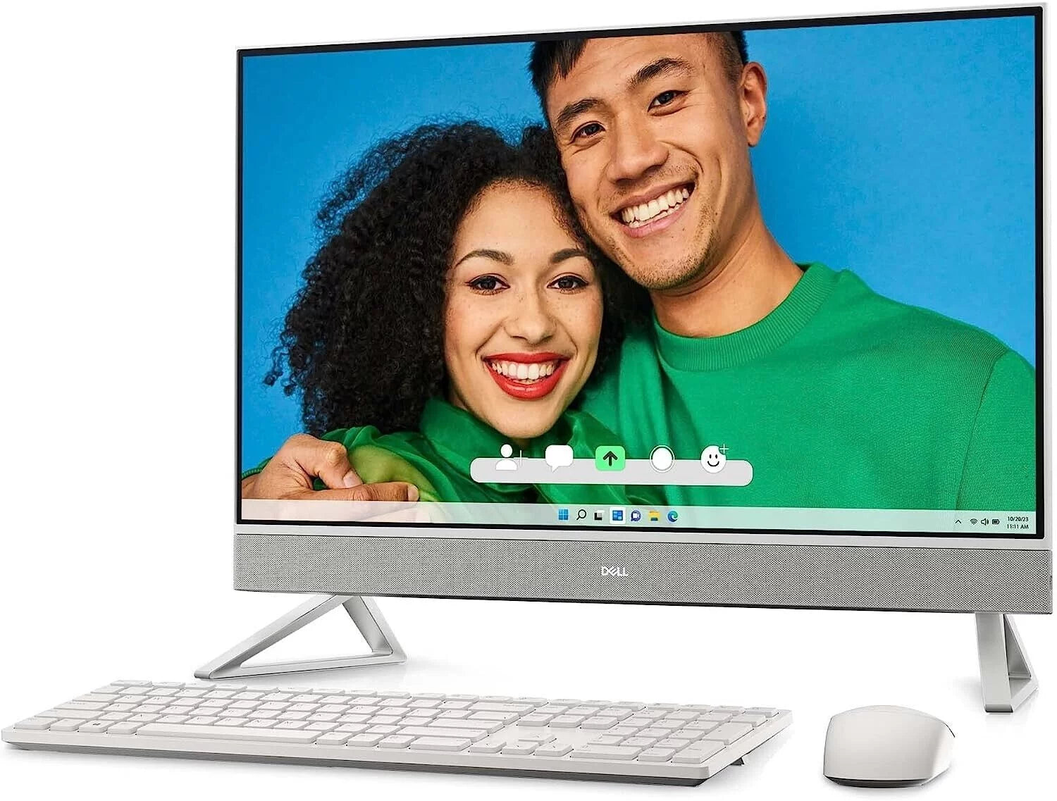 27-inch FHD Display Intel Core i7-1355U 16GB DDR4 RAM NVIDIA GeForce MX550 Graphics Windows 11 Home White All-in-One B31709