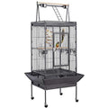 Wrought Iron Rolling Large Parrot Bird Cage R4514