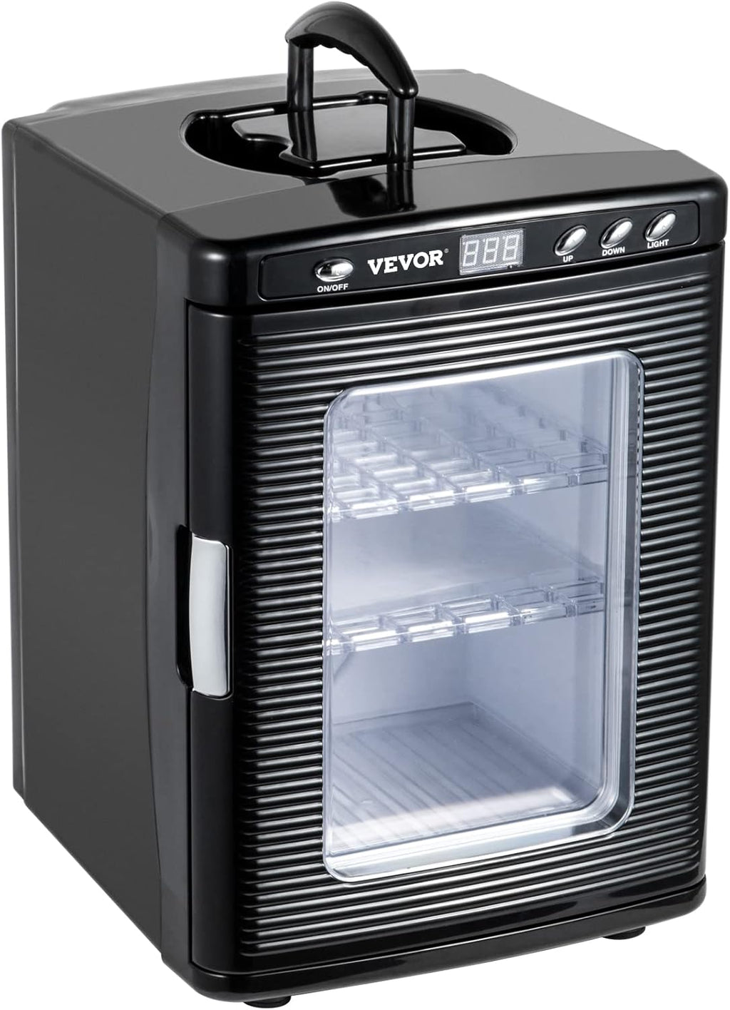 25L Black Reptile Egg Incubator 5-60°C Digital Display D49286