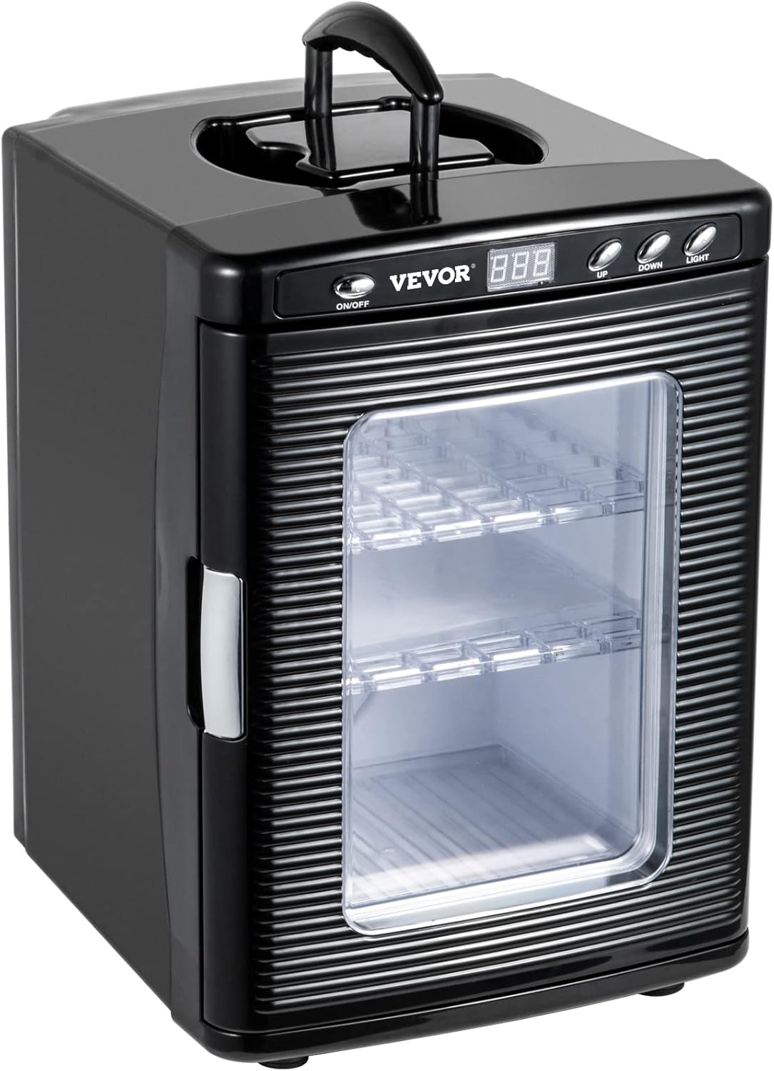 25L Black Reptile Egg Incubator 5-60°C Digital Display D49286