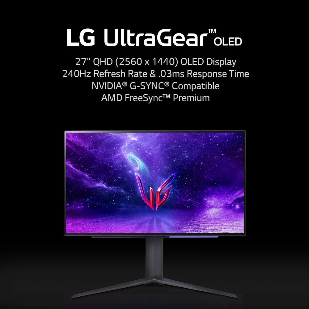 27" OLED Gaming Monitor QHD 240Hz 0.03ms Response Time M84599