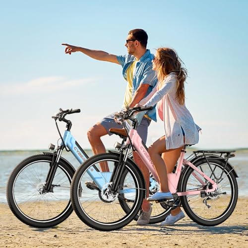 26" Electric Bike with 7-Speed and Removable Battery P8636