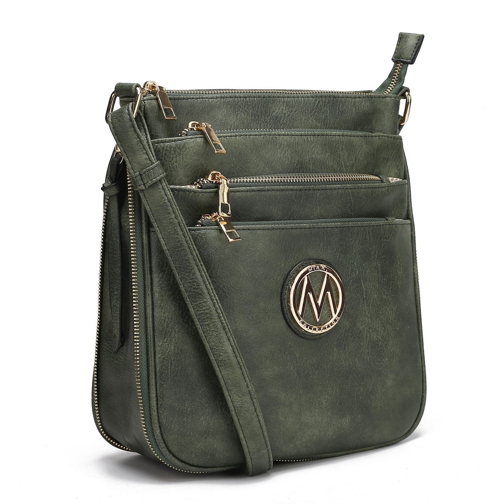 Expandable Multi-Compartment Crossbody Bag U62055