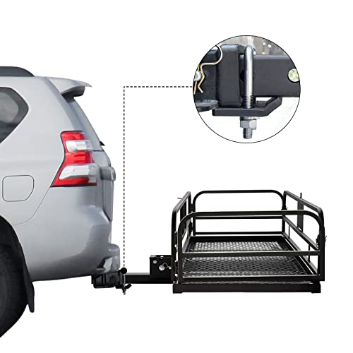 60" x 24" x 14" Hitch Cargo Carrier with Waterproof Cargo Bag S364