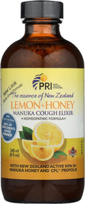 Manuka Honey Propolis Cough Elixir Lemon Flavor, 8 Fluid Ounce Q325807