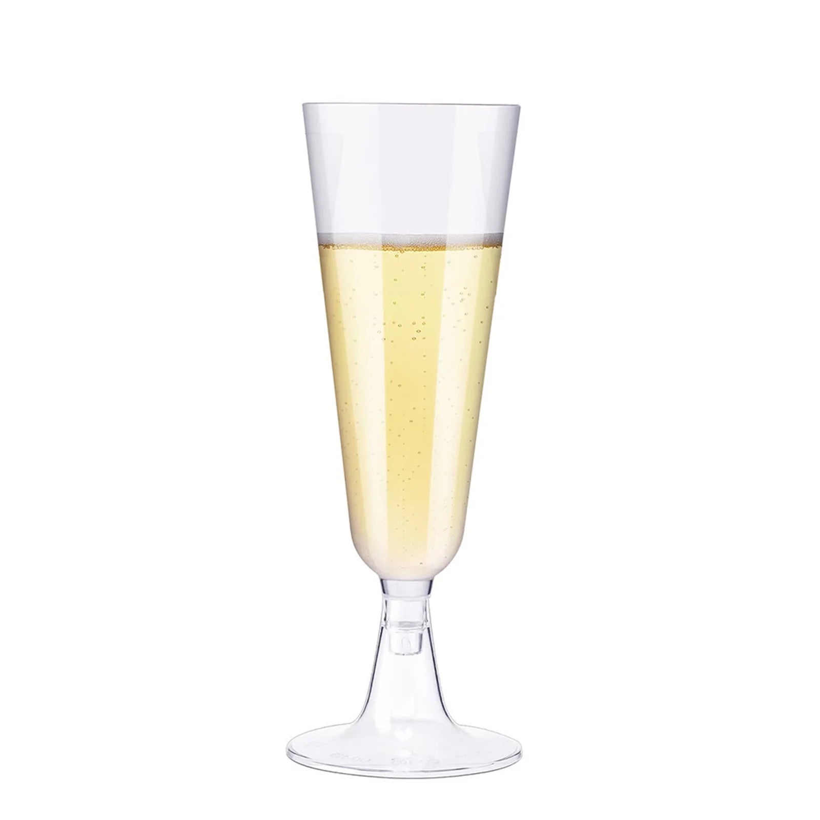 40 Pack Clear Plastic Champagne Flutes L843968