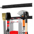 Heavy Duty Steel Wall Mounted Tool Storage Organizer with 6 Removable Hooks and 3 Board D14299