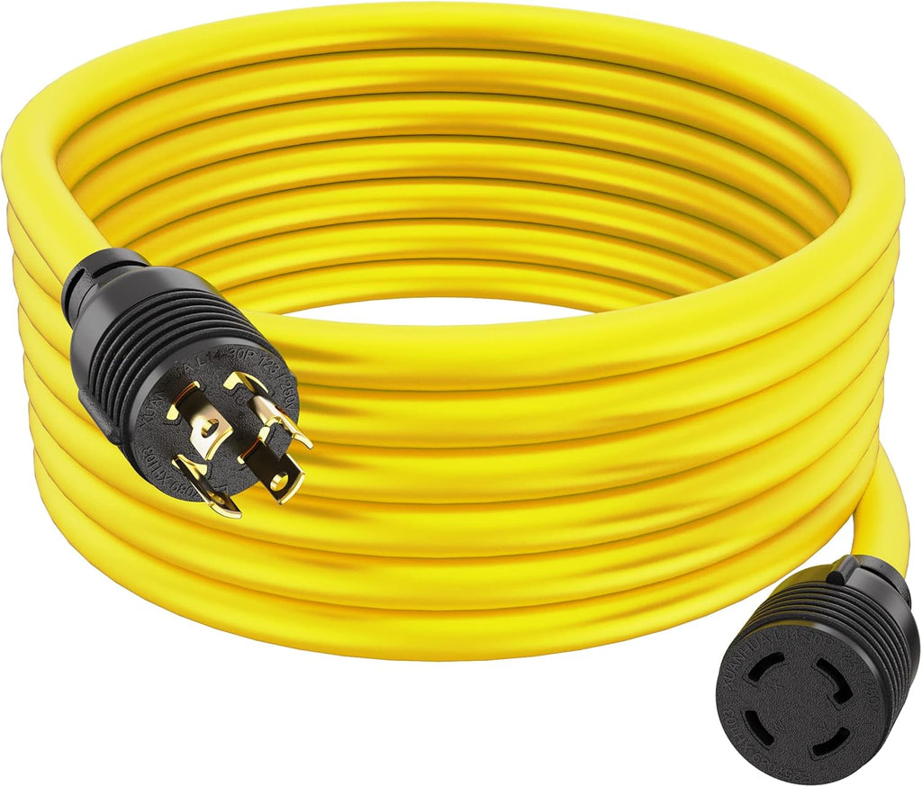 30 Amp 25 Ft 4 Prong Generator Extension Cord K594979