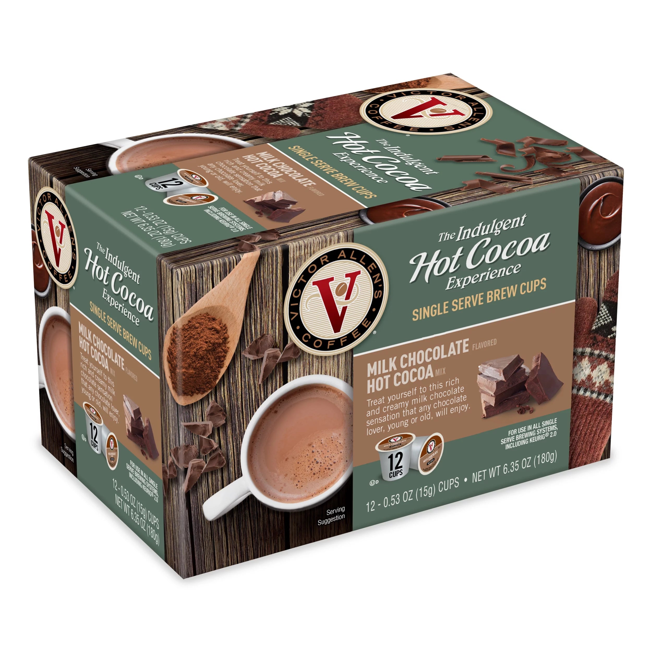 6-12 Count Single Serve Hot Cocoa K-Cup Pods A809097