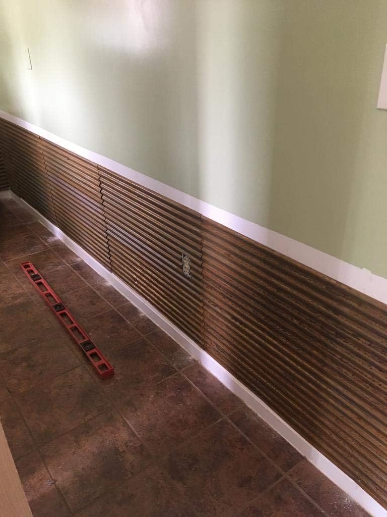 Steel Rusted Corrugated Metal Wall Panels D947