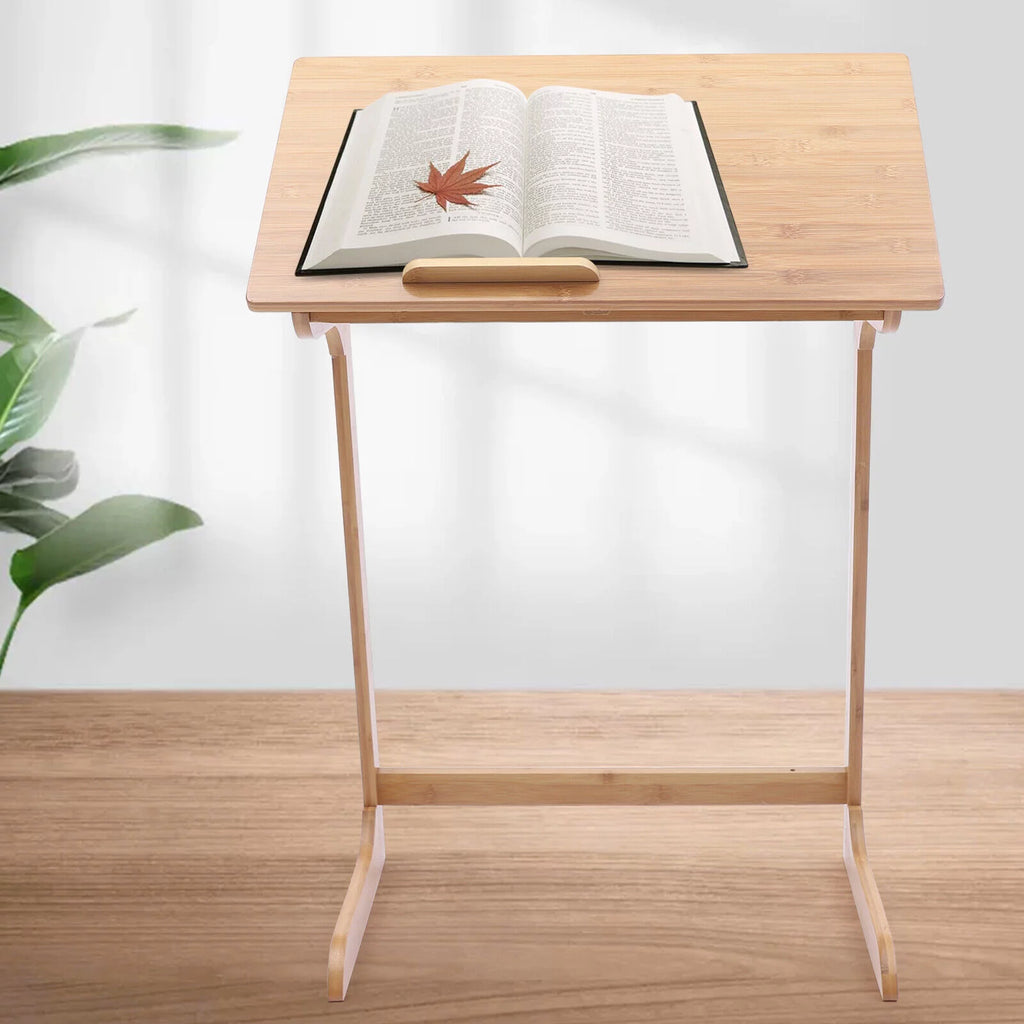 Adjustable Laptop Desk End Table Portable Over-Bed Table N99307